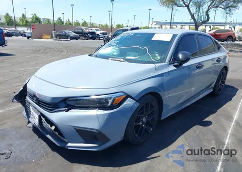 2022 Honda Civic Sport z USA, uszkodzony, nr VIN 2HGFE2F52NH578941